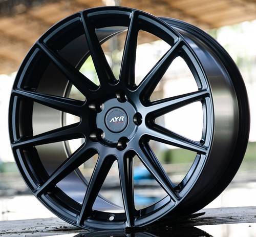 Black alloy wheels fits - 18", 02