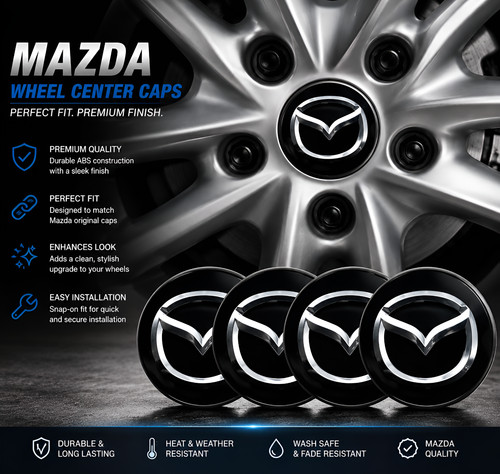 Mazda alloy wheel centre - wheel,